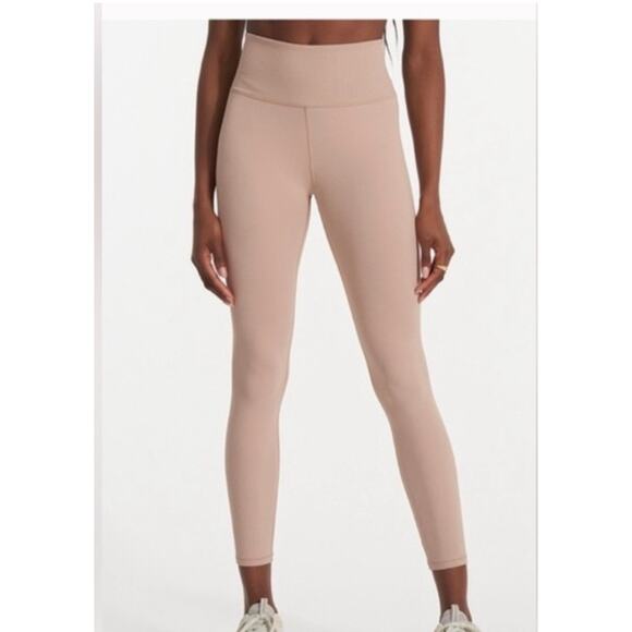 Vuori Pants - Vuori Women’s Ribbed Studio Legging Tan Sz M Athletic Yoga